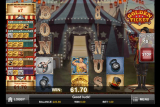 Golden ticket slots