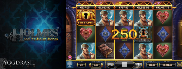 Holmes and the Stolen Stones Slot Screenshot