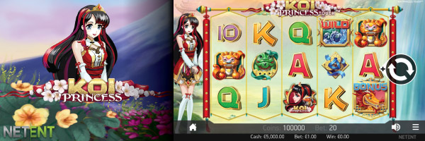 Koi Princess Touch Slot Screenshot