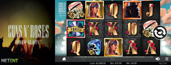 Guns N Roses Touch Slot Preview