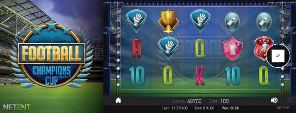 NetEnt Football Champions Cup Mobile Slot