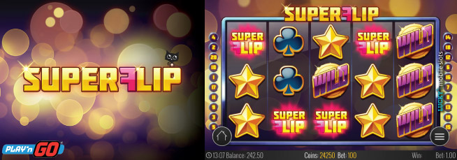 Play'n GO Super Flip Mobile Slot Screenshot