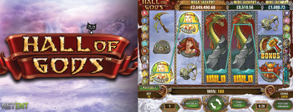 Hall Of Gods Online Slot Jackpot With Expanding Wilds