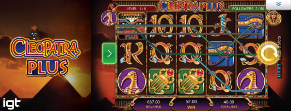 IGT Cleopatra Plus Slot On Mobile Base Game