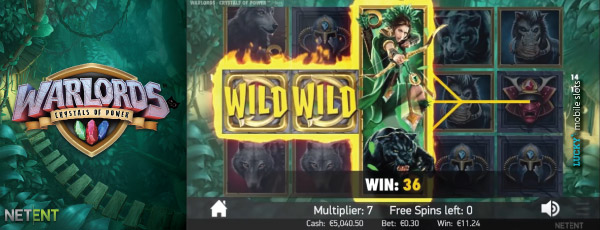 Warlords Crystal Of Power Touch Priestess Free Spins Bonus