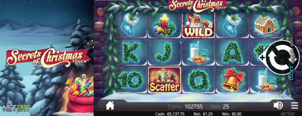 NetEnt Secrets of Christmas Touch Slot Game