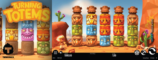 Turning Totems Mobile Slot Game