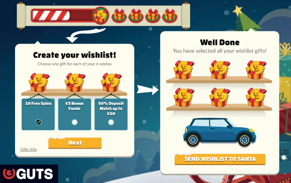 Fill Your Bonus Bar, Create A Wishlist & Send It To Santa