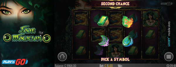 Play'n GO Jade Magician Slot Second Chance Feature