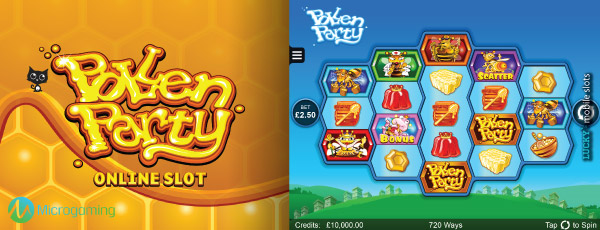 Microgaming Pollen Party Mobile Slot Machine