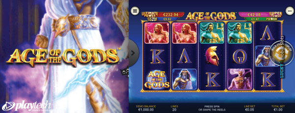 Age of the Gods Mobile Slot Machine