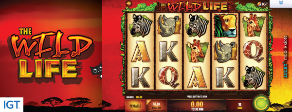 IGT The Wild Life Mobile Slot Machine