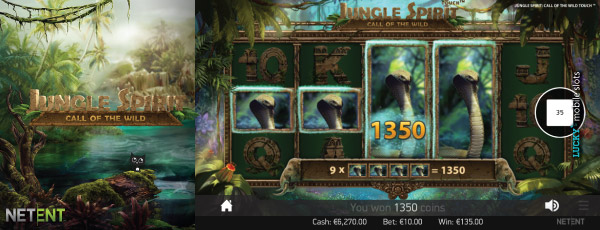 NetEnt Touch Jungle Spirit Mobile Slot Game