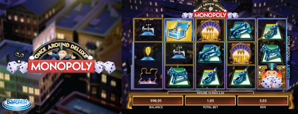 Monopoly Once Around Deluxe Mobile Slot Machine