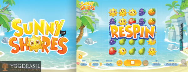 Sunny Shores iPad Slot Wild Respin Feature