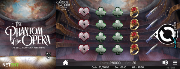 The Phantom Of The Opera Mobile Slot Game