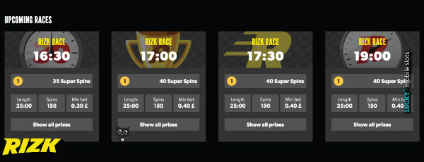Look At The Upcoming Rizk Races Ahead of Time