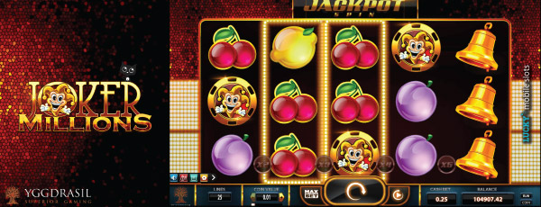 Yggdrasil Joker Millions Slot Machine Jackpot Spin