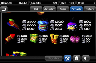 Boomanji Paytable