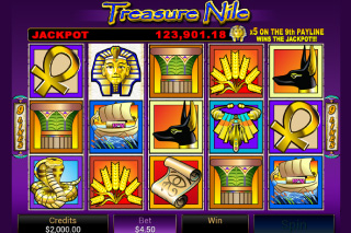 Treasure Nile Slot Screenshot