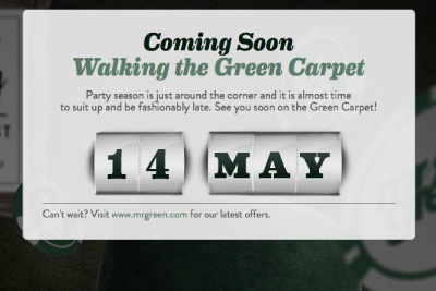 Mr Green - Walking The Green Carpet, Coming May 14th