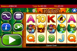 Big Foot Mobile Slot Screenshot