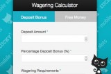 Casino Bonus Wagering Calculator