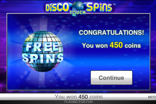 Disco Spins Free Spins Win