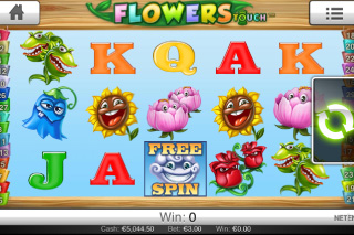Flowers Touch Mobile Slot Screenshot