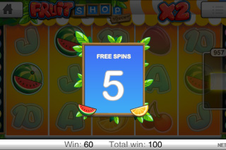 Fruit Shop Touch Free Spins