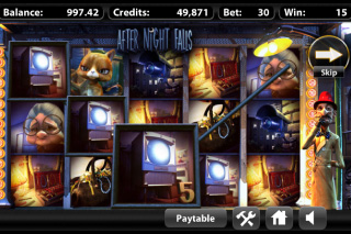 After Night Falls Mobile Slot Screenshot