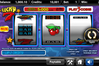 Lucky 7 Mobile Slot Screenshot