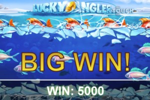 Big Win on Lucky Angler Touch at Vera&John Mobile Casino