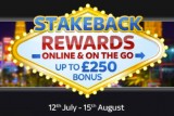 Sky Vegas Stakeback Rewards - Get up to £250