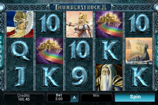 Thunderstruck 2 Mobile Slot Screenshot
