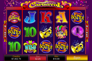 Carnaval Mobile Slot Screenshot