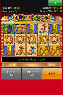 Cleopatra Free Spins