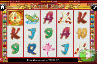 Eastern Dragon Mobile Slot Screenshot