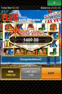 Elvis Mobile Slot Big Win