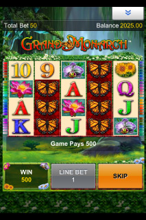 Grand Monarch Mobile Slot Screenshot