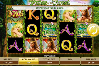 Pixies of the Forest Mobile Slot Screenshot