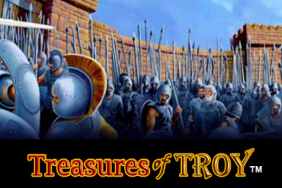 Treasures of Troy Mobile Slot Screenshot