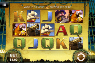 Captain's Treasure Mobile Slot Screenshot