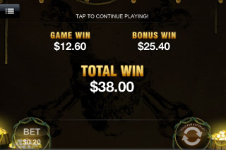 Captain's Treasure Mobile Slot Win