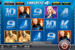Fantastic Four Mobile Slot Screenshot