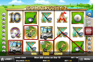 Gold Trophy 2 Mobile Slot Win