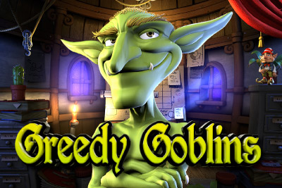 Greedy Goblins Mobile Slot Logo