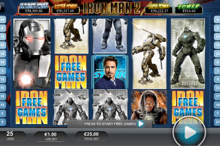 Iron Man 2 Mobile Slot Screenshot