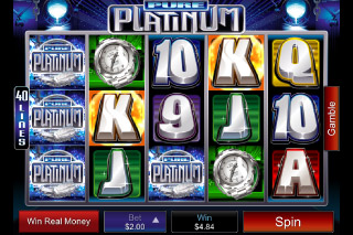 Pure Platinum Mobile Slot Screenshot