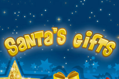 Santa's Gift Mobile Slot Logo